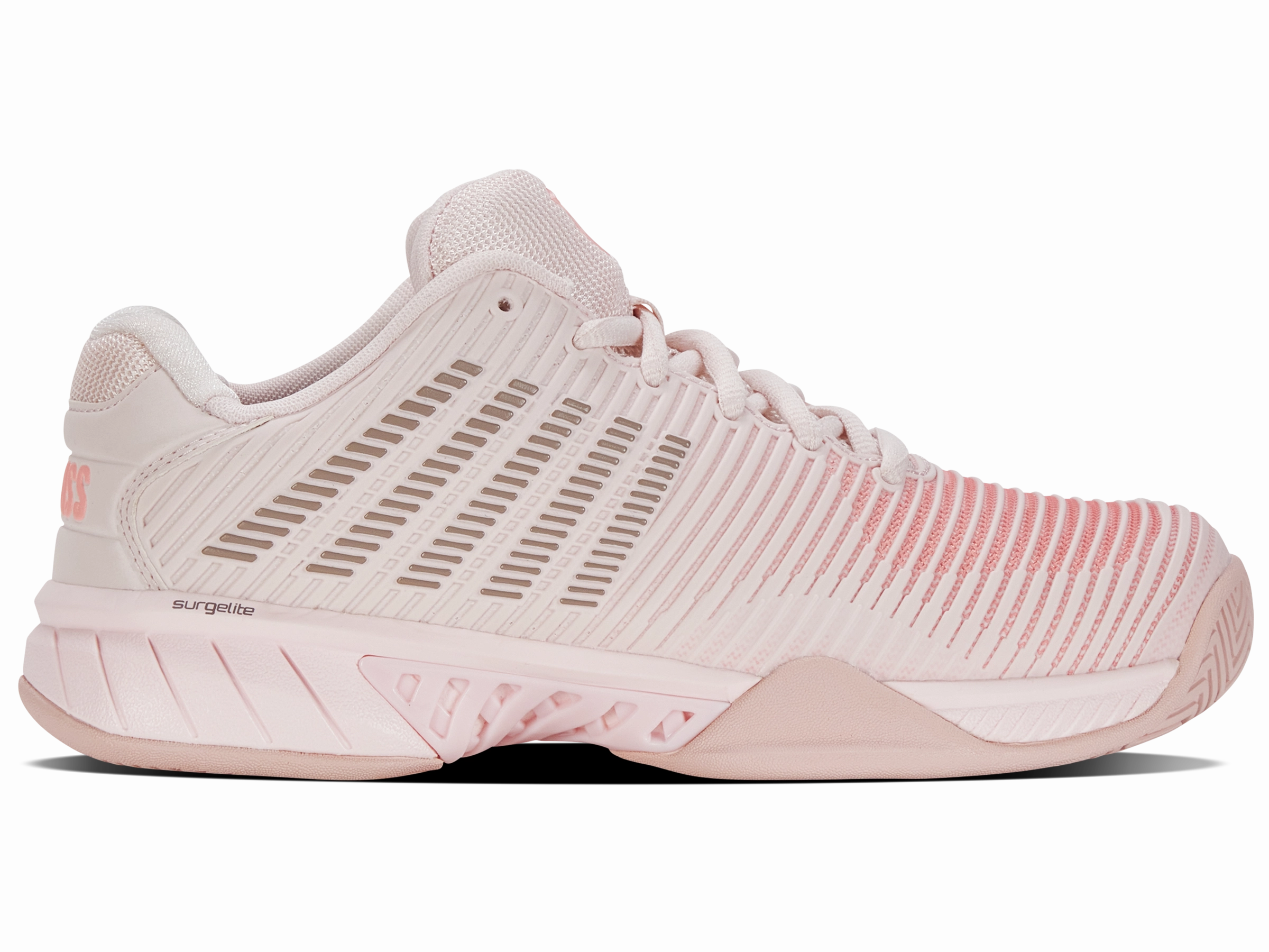 96807-676-W | HYPERCOURT EXPRESS 2-WIDE | ALMOST MAUVE/SEPIA ROSE/PALE NEON CORAL Lift Up Reinforced toe cap