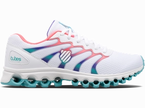 Zip Fast Non Restrictive Fit Design 97112-125-W | TUBES 200 | WHITE/FLUO PINK/BLUE TURQUOISE