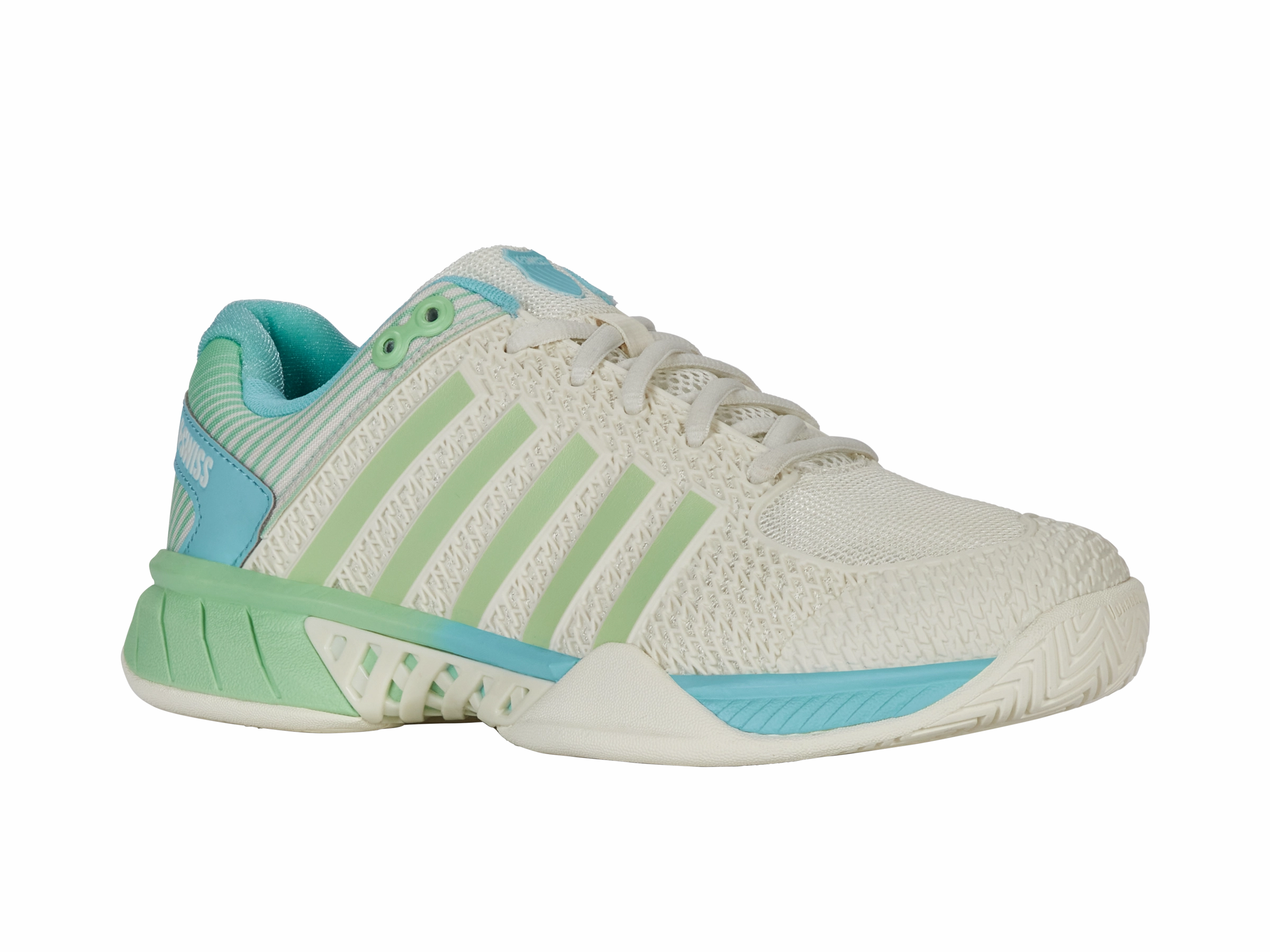 97292-258-W | EXPRESS LIGHT PICKLEBALL-WIDE | EGRET/PATINA GREEN Ocean Walk Sole Soft