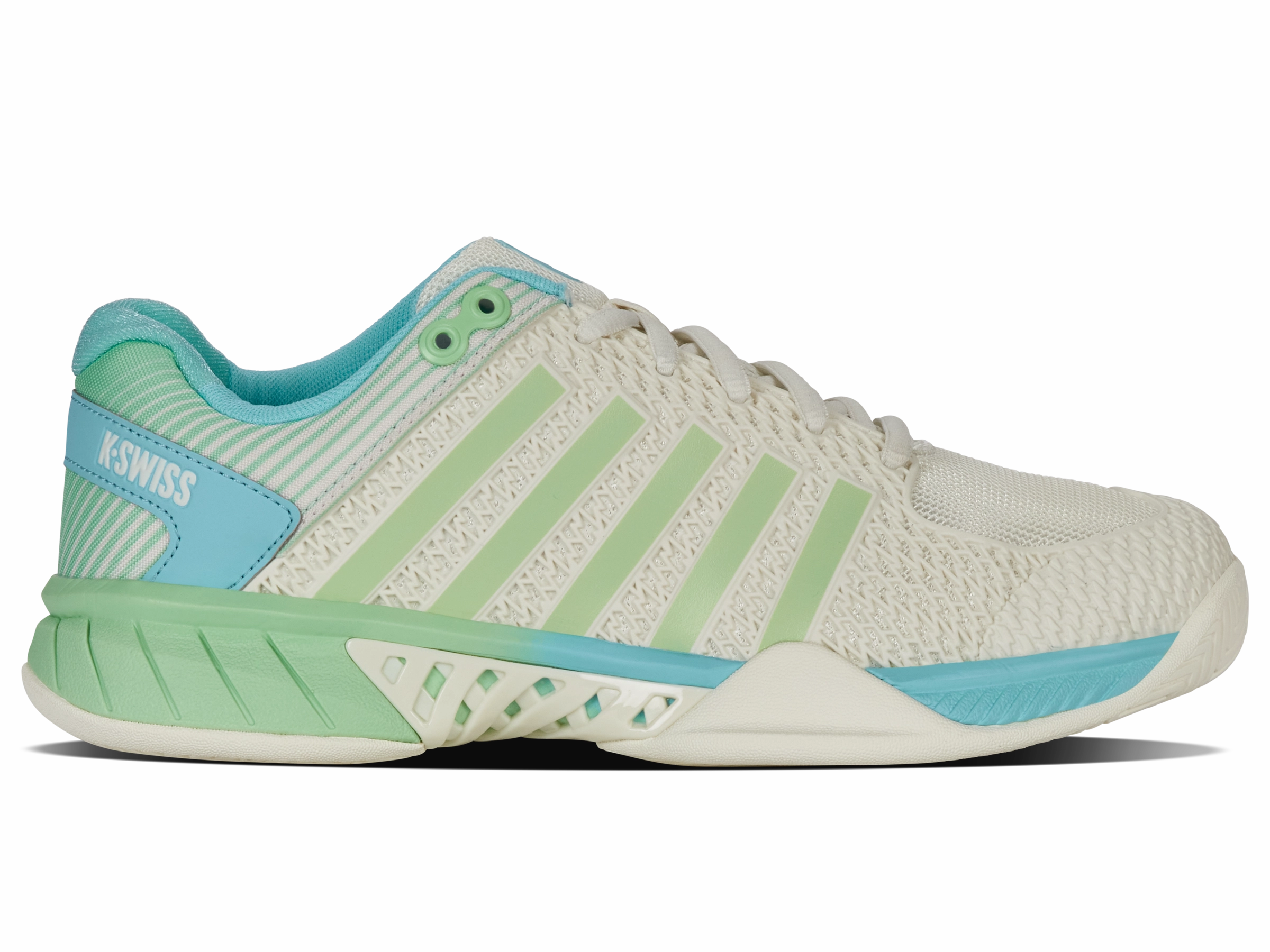 97292-258-W | EXPRESS LIGHT PICKLEBALL-WIDE | EGRET/PATINA GREEN Mountain Strong Fashion Glow