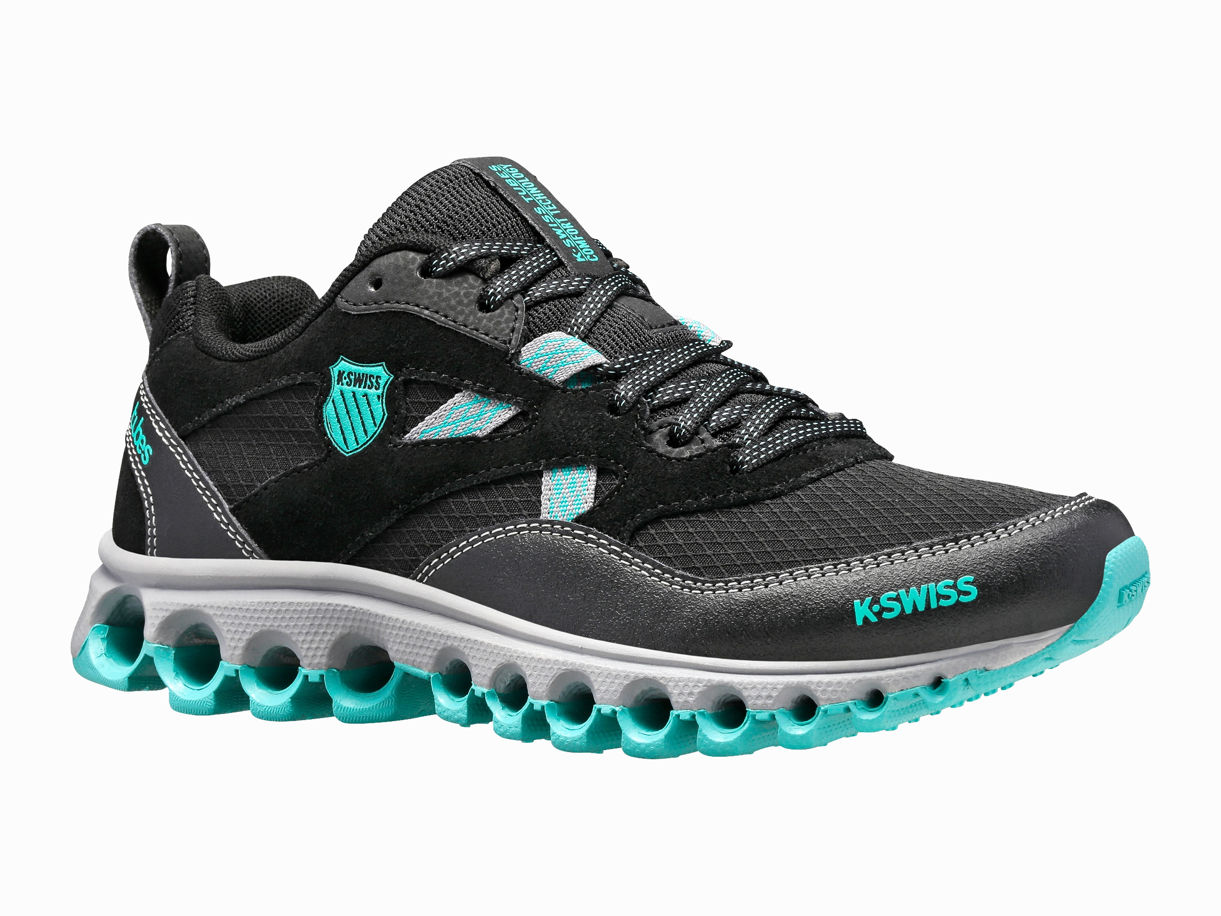 97437-087-W | TUBES TRAIL 200 | BLACK/BLUE TURQUOISE/ALLOY Torsion control Smooth Soles