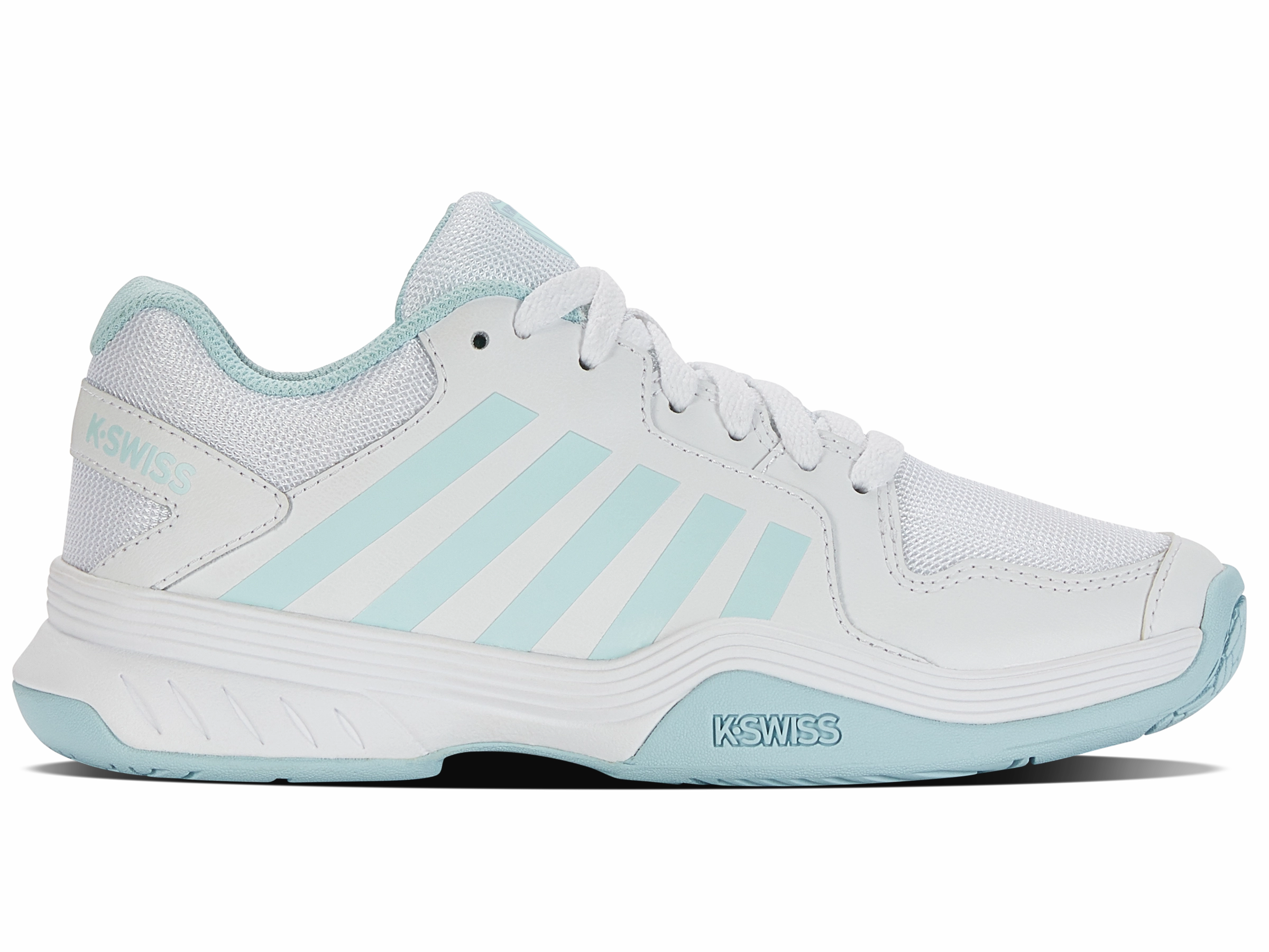 98552-175-M | COURT EXPRESS PICKLEBALL | WHITE/BLUE GLOW Flexible Fit Frequent Travelers