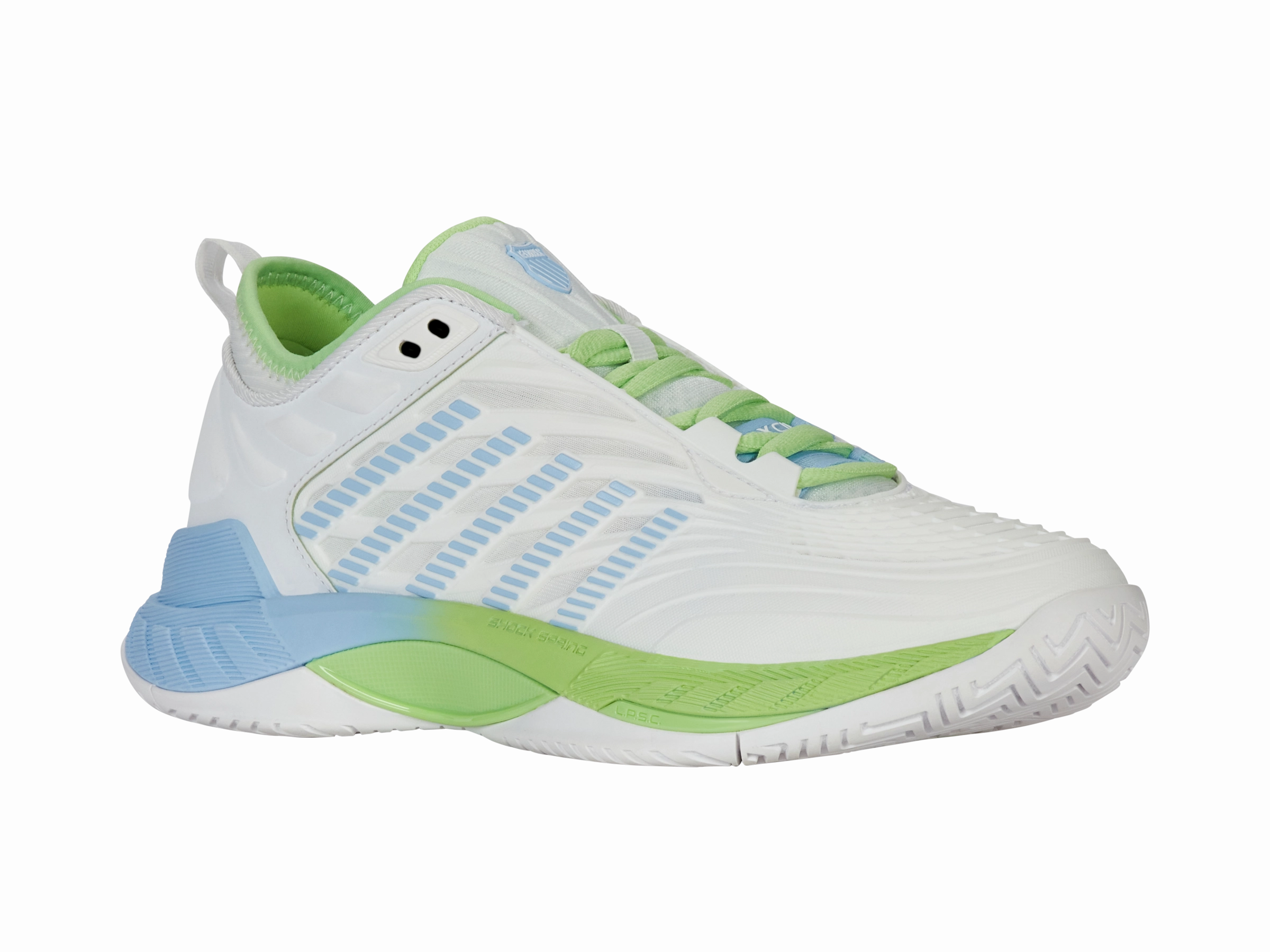 99071-134-M | HYPERCOURT SUPREME 2 | LUCENT WHITE/DUTCH CANAL/PARADISE GREEN Handcrafted Detailing Moisture Management Technology