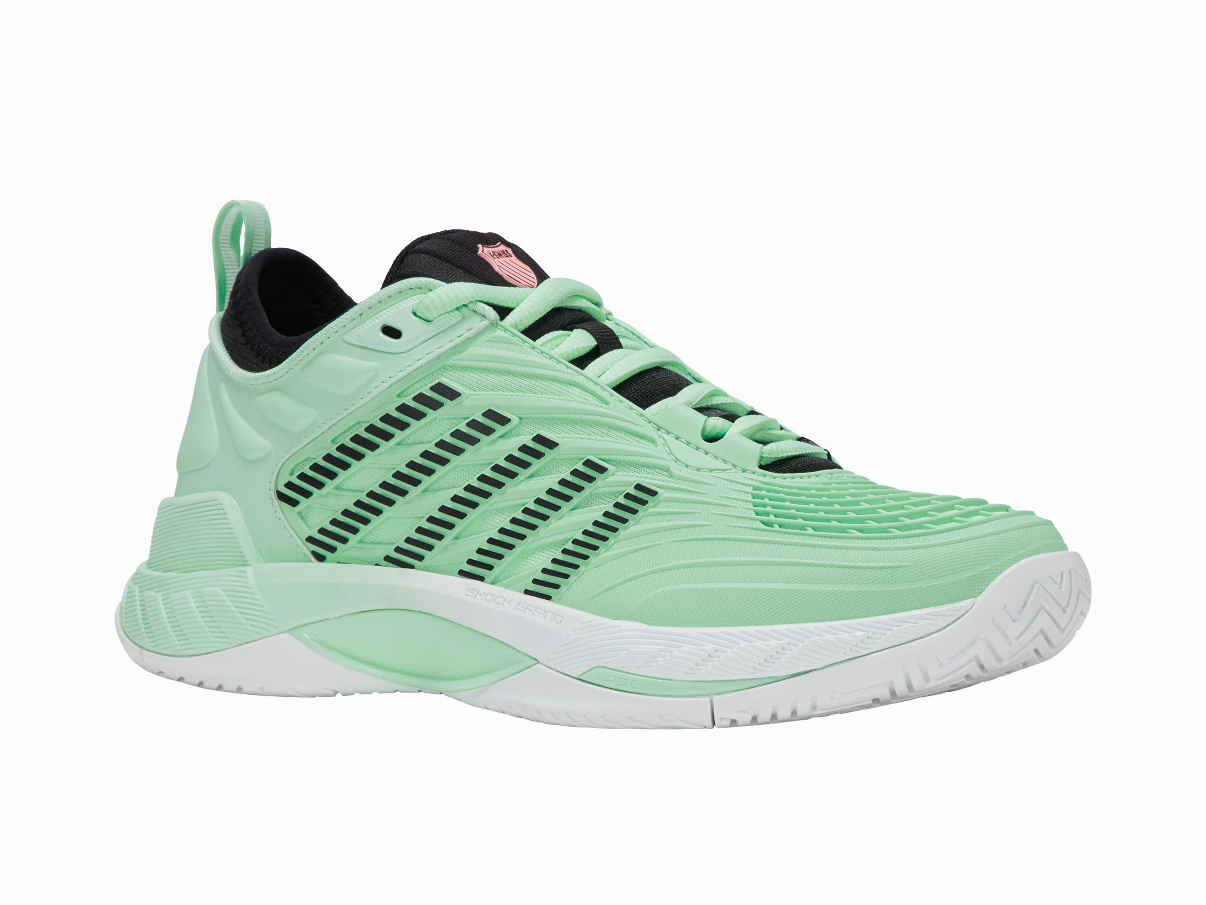 99071-368-M | HYPERCOURT SUPREME 2 | NEON MINT/BLACK/WHITE Durable Build Airport Travel