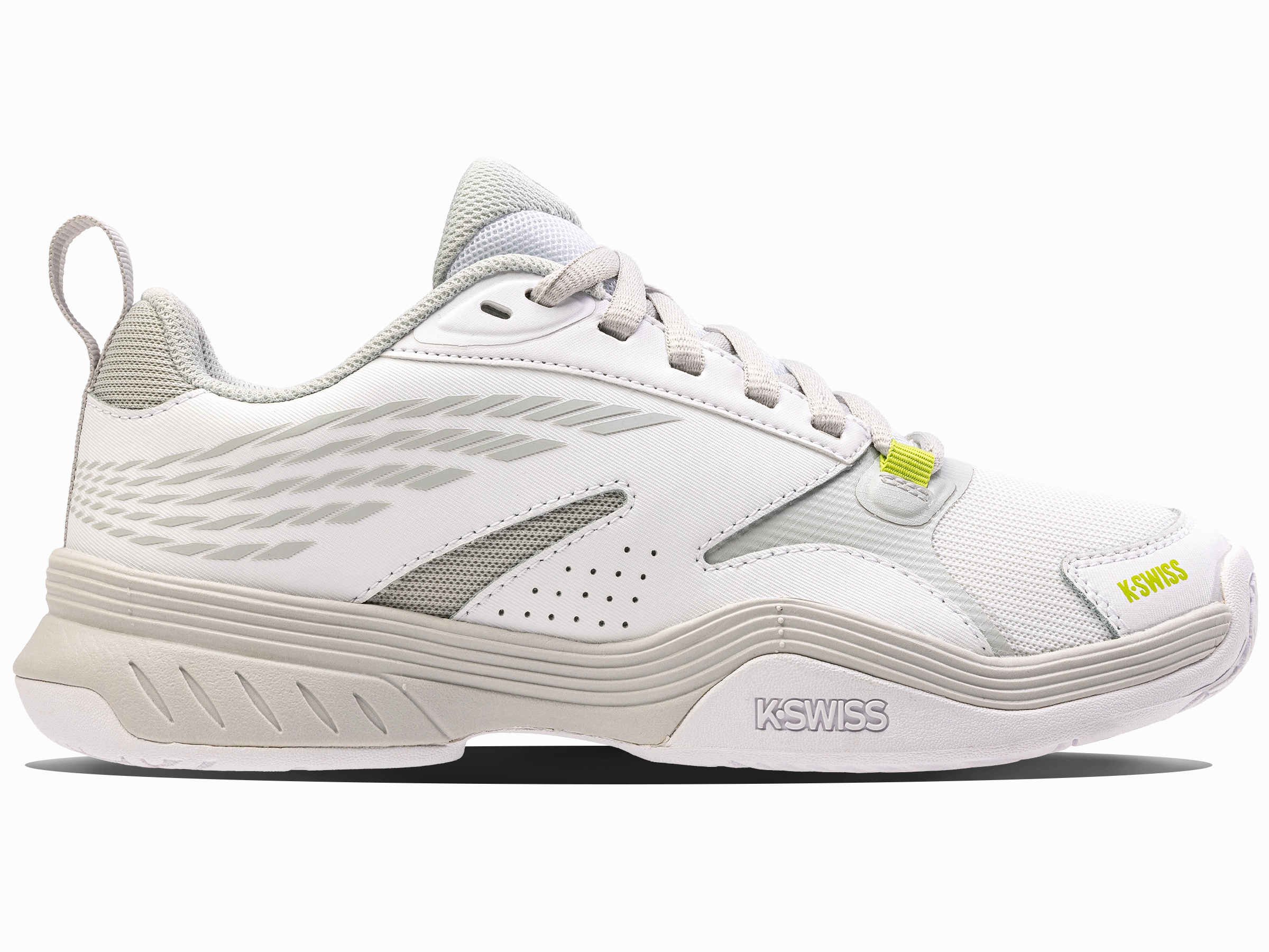 Shock Absorbing Future Walk 99190-956-M | SPEEDEX | WHITE/GRAY VIOLET/LIME GREEN