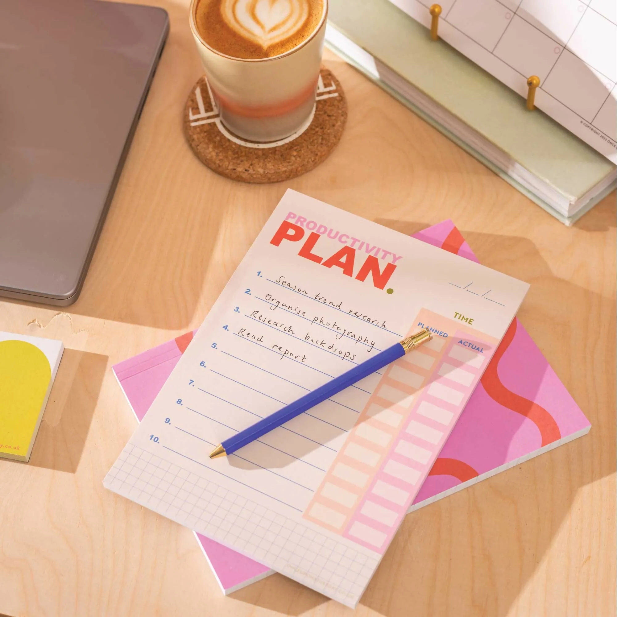 A5 Daily Planner Pad | Time Clarity & Productivity Planner