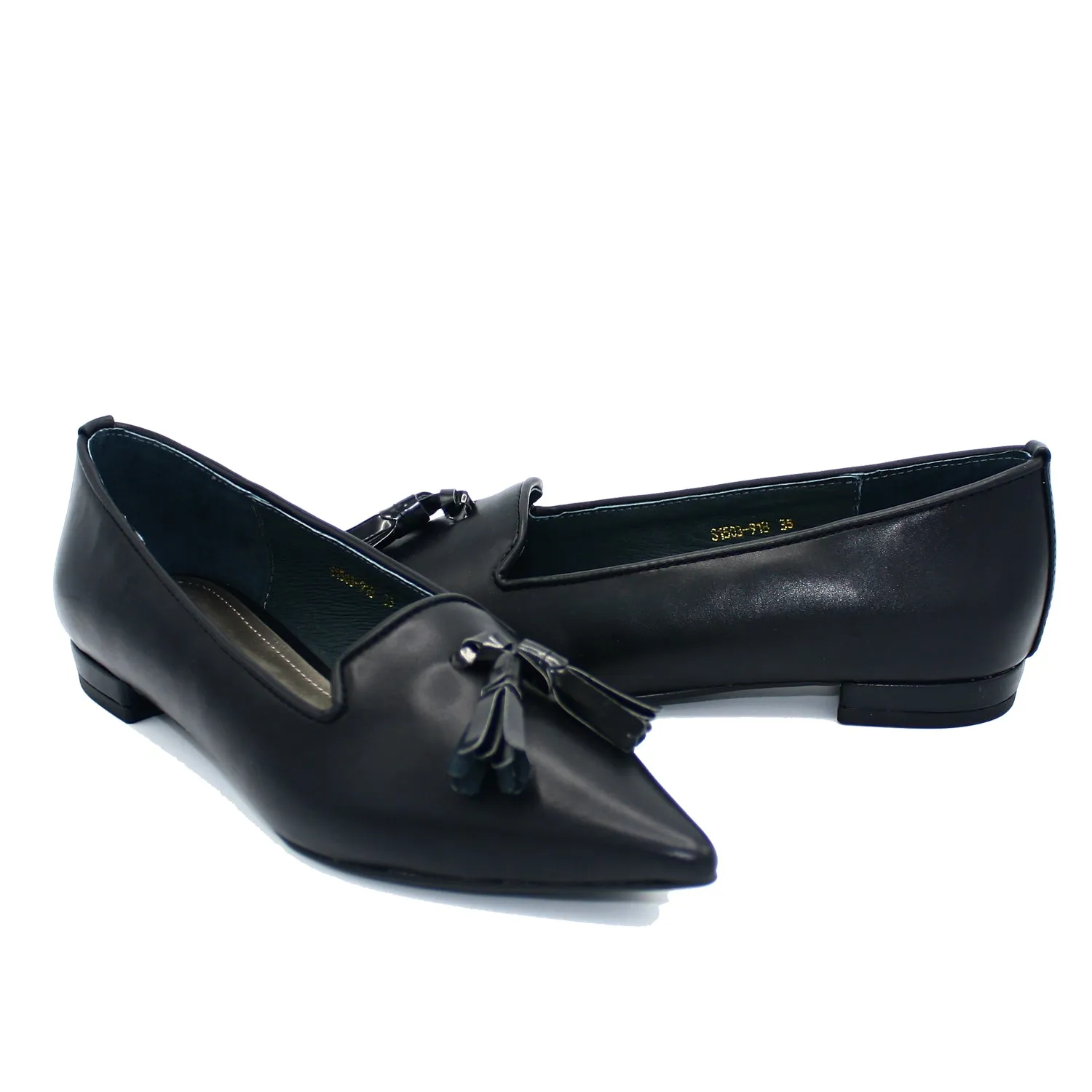 Abigail Women's Pointy Toe Loafer with Tassels