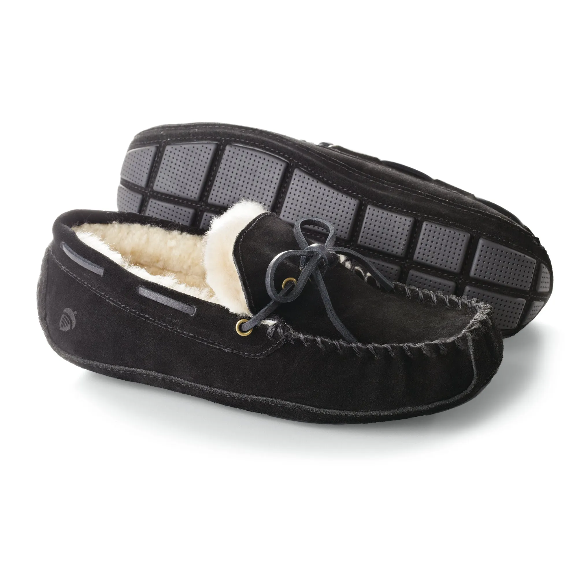Acorn Men’s Sheepskin Moxie Moc Slippers
