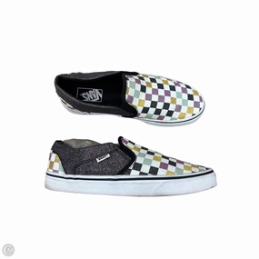 Anatomical Footbed Shape Wear resistant Shoes Sneakers By Vans In Checkered Pattern, Size: 10