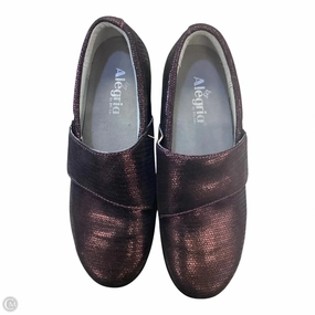 Shoes Sneakers By Alegria In Pink, Size: 10 Treaded Sole Anatomical Contour Footbed