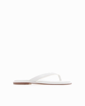 Leather Upper Fashionable Travel Shoes BEAUX - WHITE