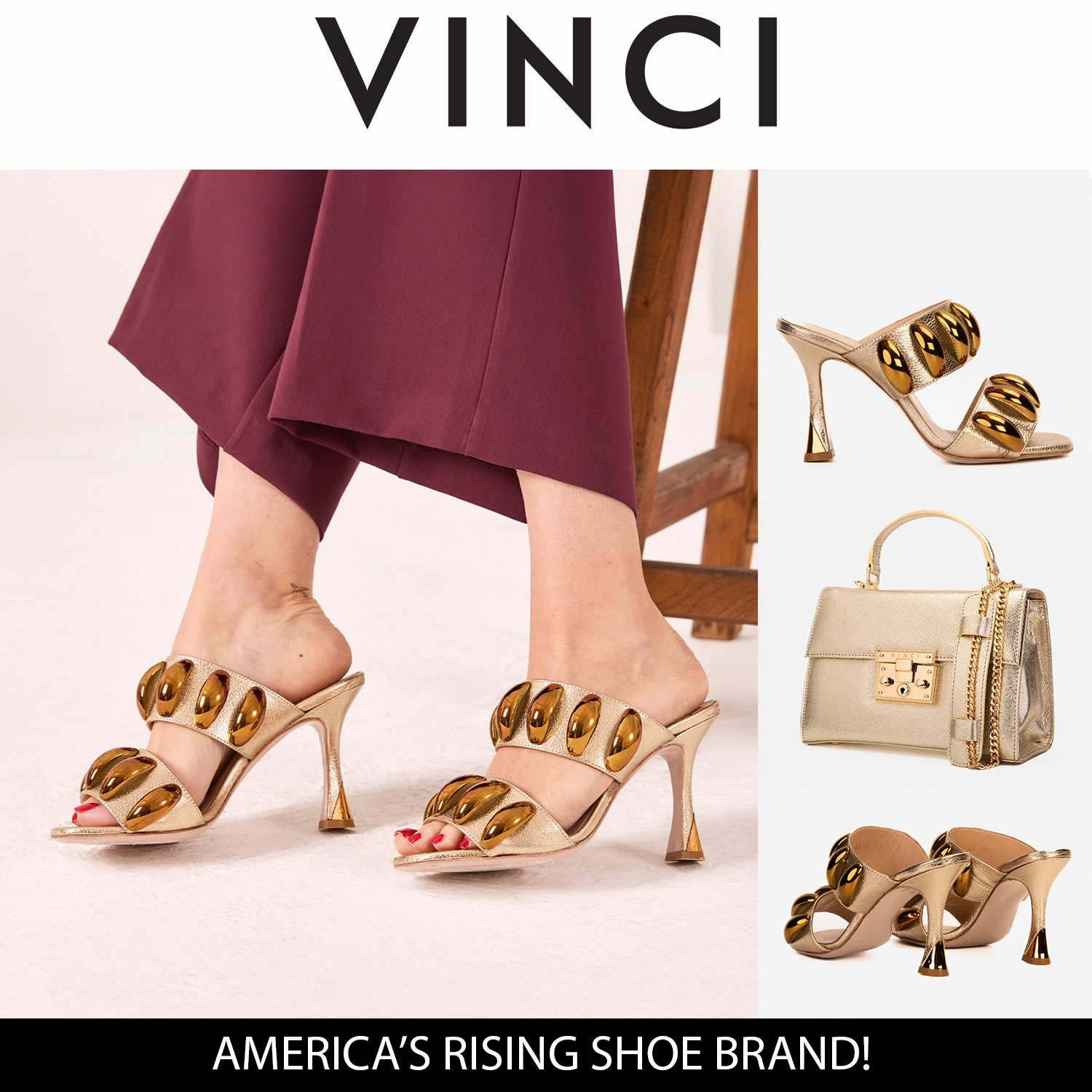 The Eclipse Gold Leather Women Sandal Stylish Adventure Footwear Relaxing Flats