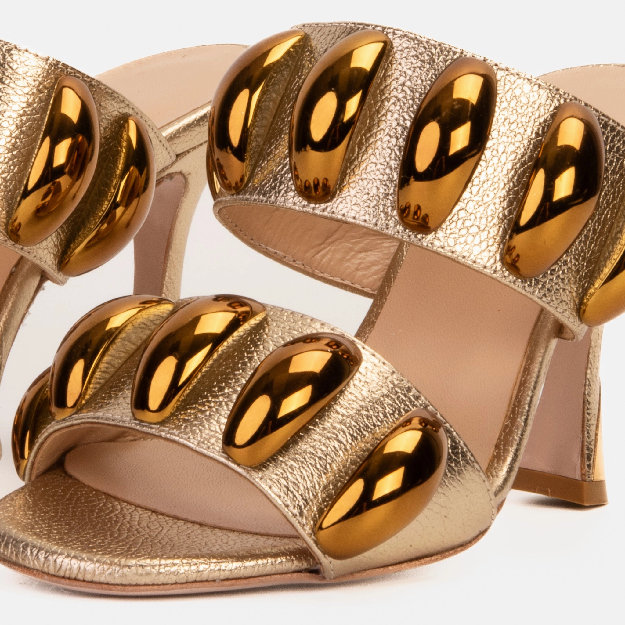 The Eclipse Gold Leather Women Sandal Lite Wear