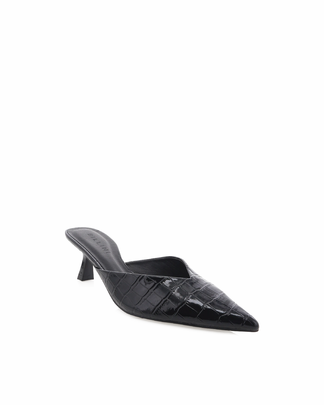 ADELE - BLACK PATENT CROC Abrasion Resistant Material