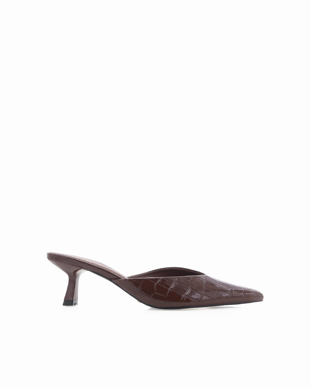 ADELE - CHOC PATENT CROC Abrasion Resistant Outsole velcro
