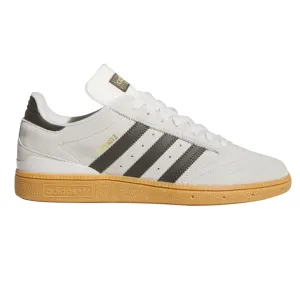 Adidas Busenitz Skateboard Shoe - Crystal White/Shadow Olive/Gum