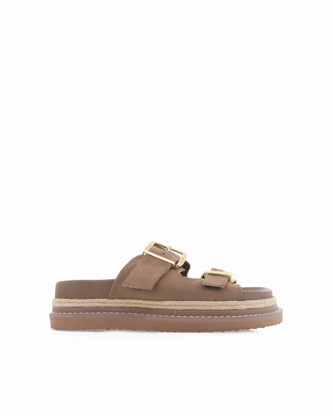 Durable Buckle Closure Comfortable Sole ALDER - FAWN SUEDE