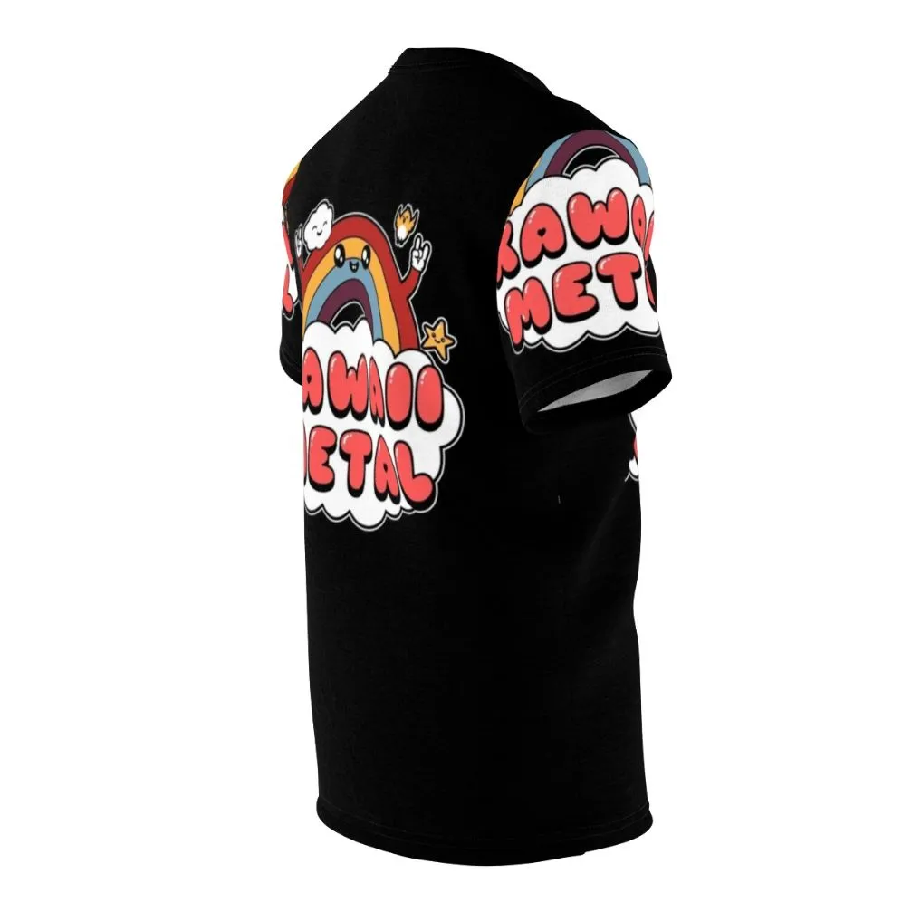 Adorable Kawaii Metal Inspired T-Shirt | Graphic Tee for Metal Fans