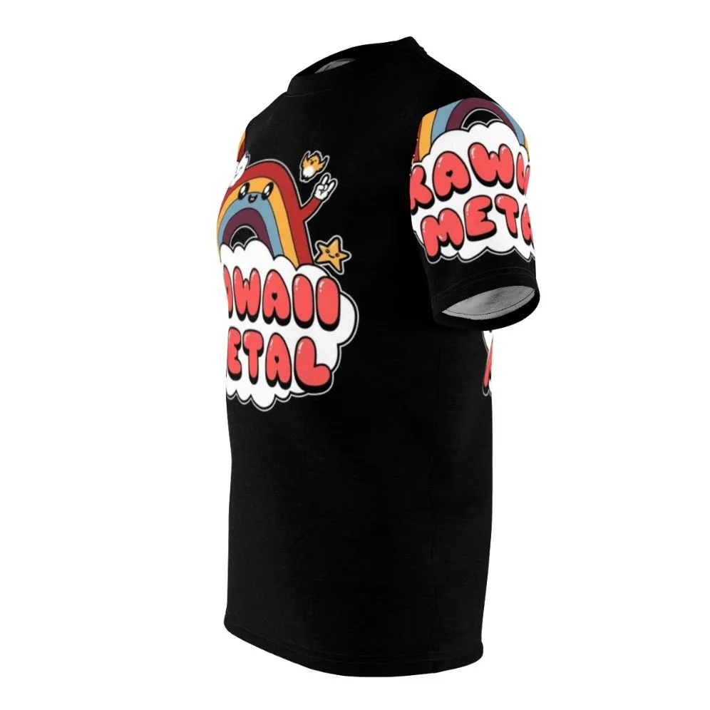 Adorable Kawaii Metal Inspired T-Shirt | Graphic Tee for Metal Fans