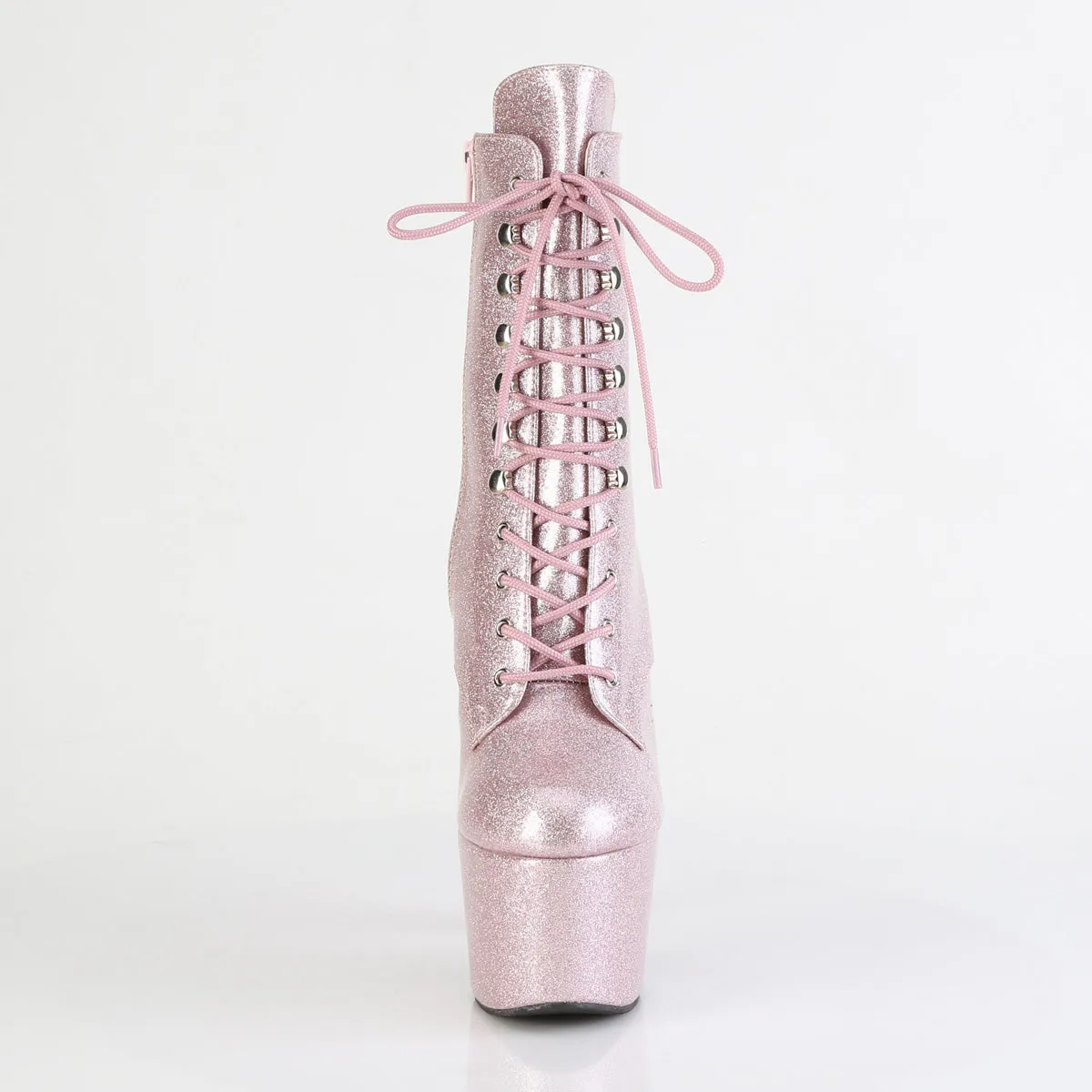 ADORE-1020GP Pleaser Blush Pink Glitter Sexy Platform Shoes (Pole Dancing Heels)