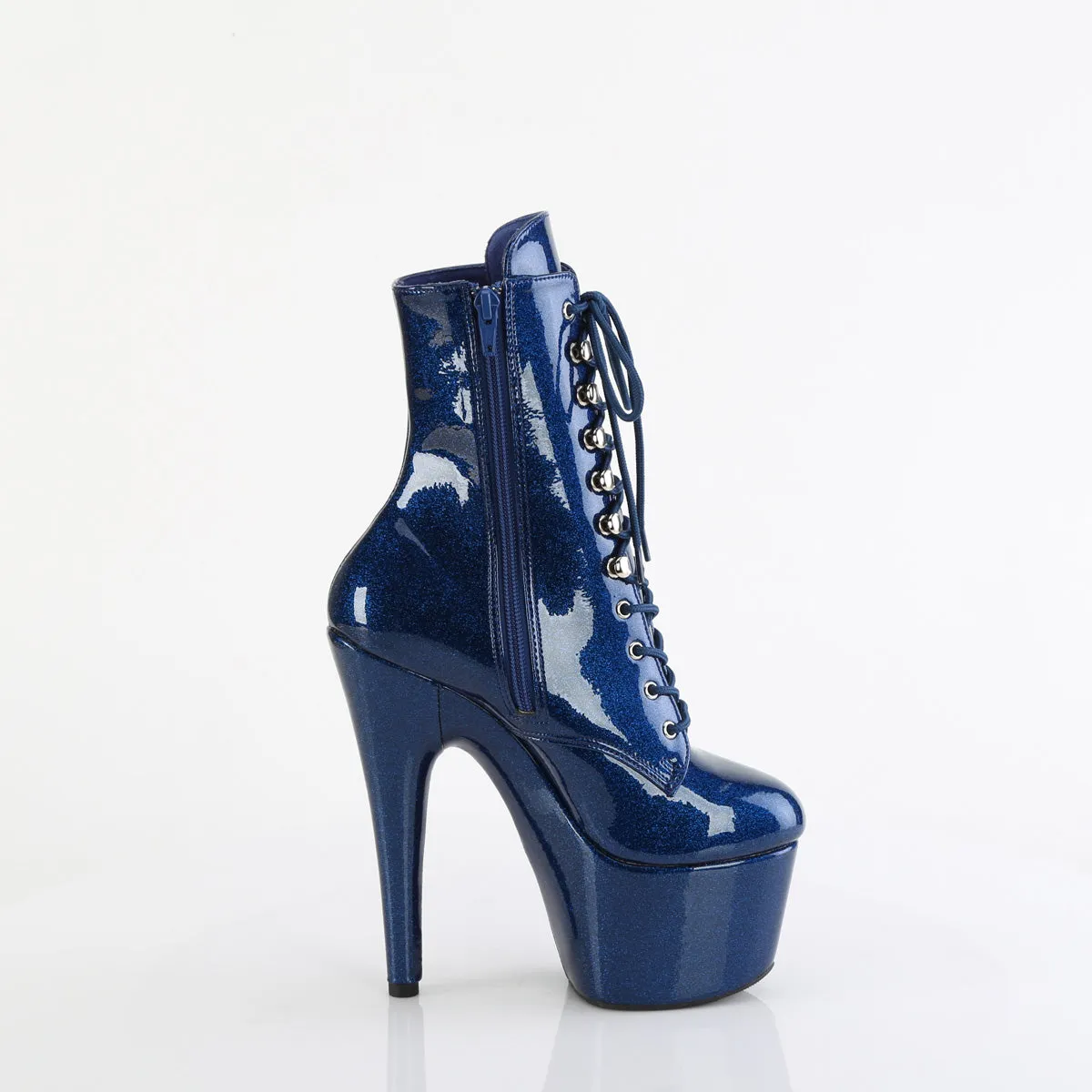 ADORE-1020GP Pleaser Navy Blue Glitter Sexy Platform Shoes (Pole Dancing Heels)