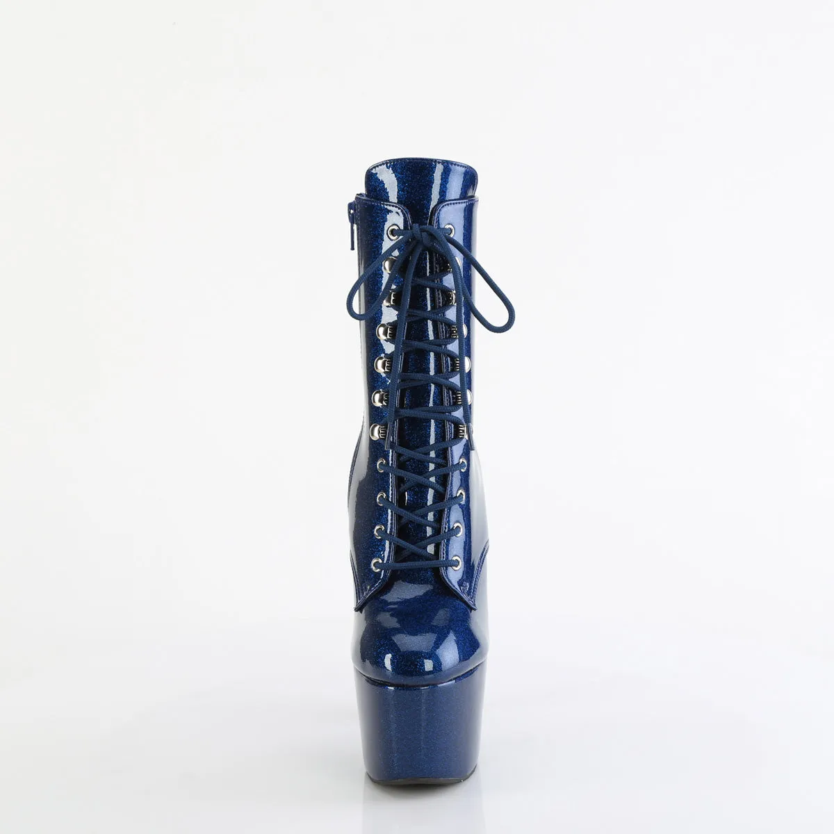 ADORE-1020GP Pleaser Navy Blue Glitter Sexy Platform Shoes (Pole Dancing Heels)