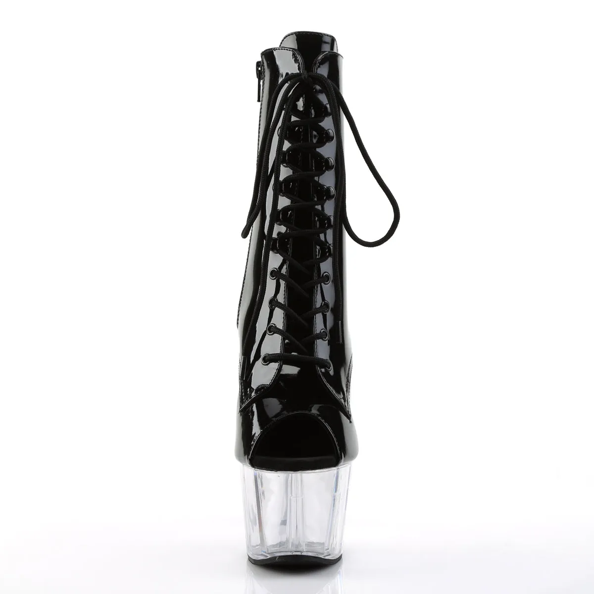 ADORE-1021 Pleaser Black Patent Sexy Platform Shoes (Pole Dancing Heels)