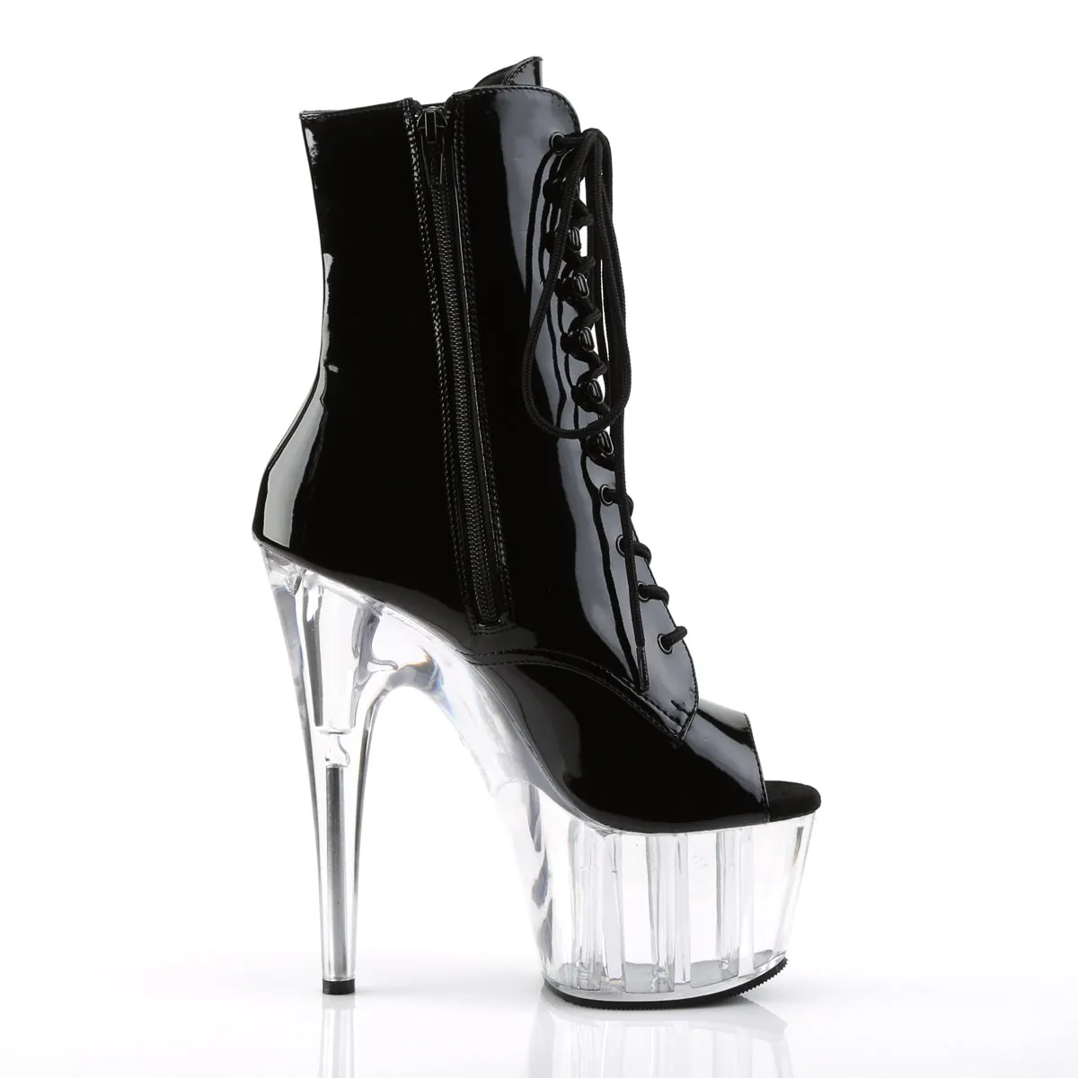 ADORE-1021 Pleaser Black Patent Sexy Platform Shoes (Pole Dancing Heels)