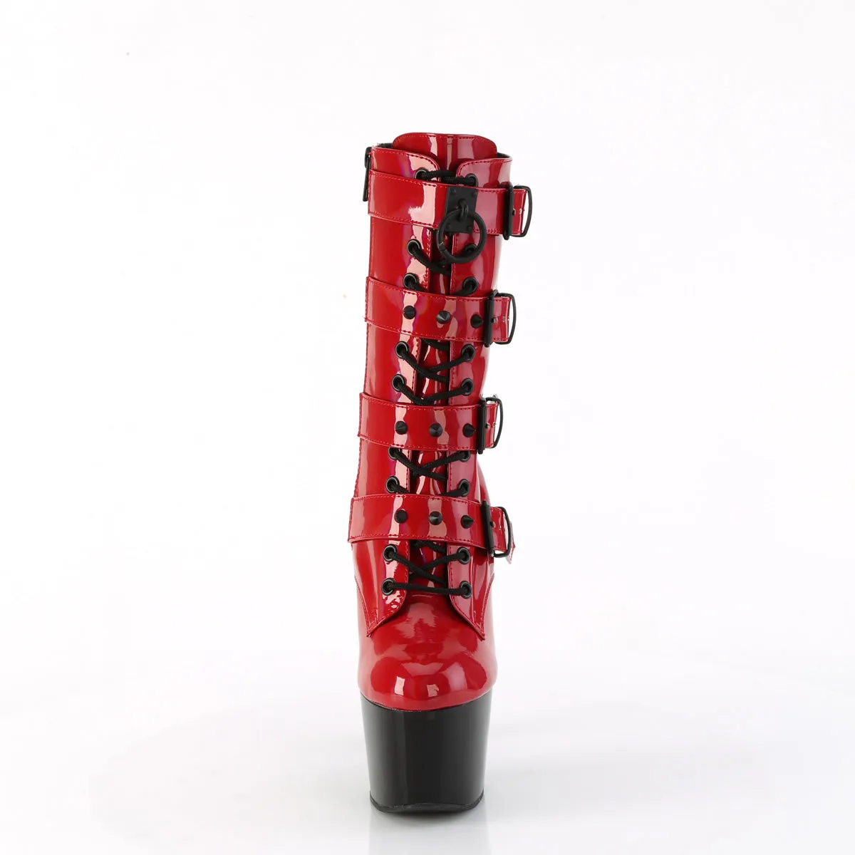 ADORE-1046TT Pleaser Red/Black Sexy Platform Shoes (Pole Dancing Heels)