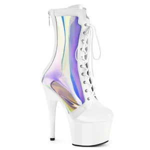 ADORE-1047 Pleaser White Patent Sexy Platform Shoes (Pole Dancing Heels)