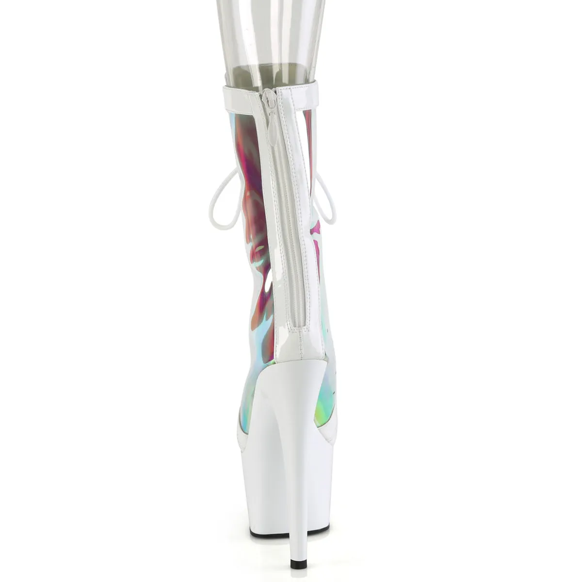 ADORE-1047 Pleaser White Patent Sexy Platform Shoes (Pole Dancing Heels)