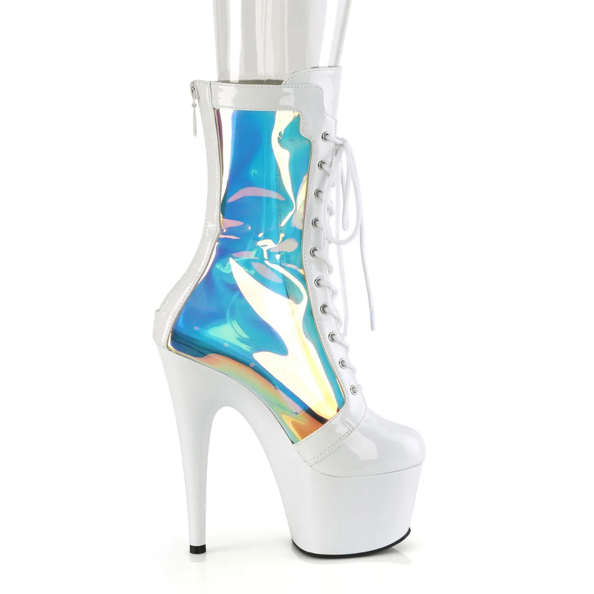 ADORE-1047 Pleaser White Patent Sexy Platform Shoes (Pole Dancing Heels)