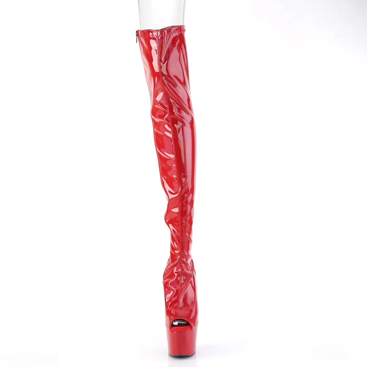ADORE-3011HWR Pleaser Red Sexy Platform Shoes (Pole Dancing Heels)