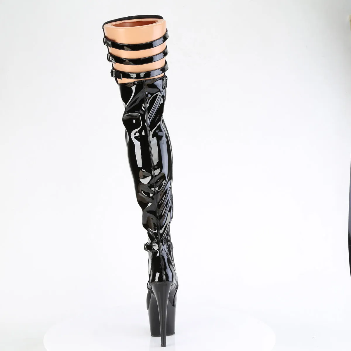 ADORE-3055 Pleaser Black Patent Sexy Platform Shoes (Pole Dancing Heels)
