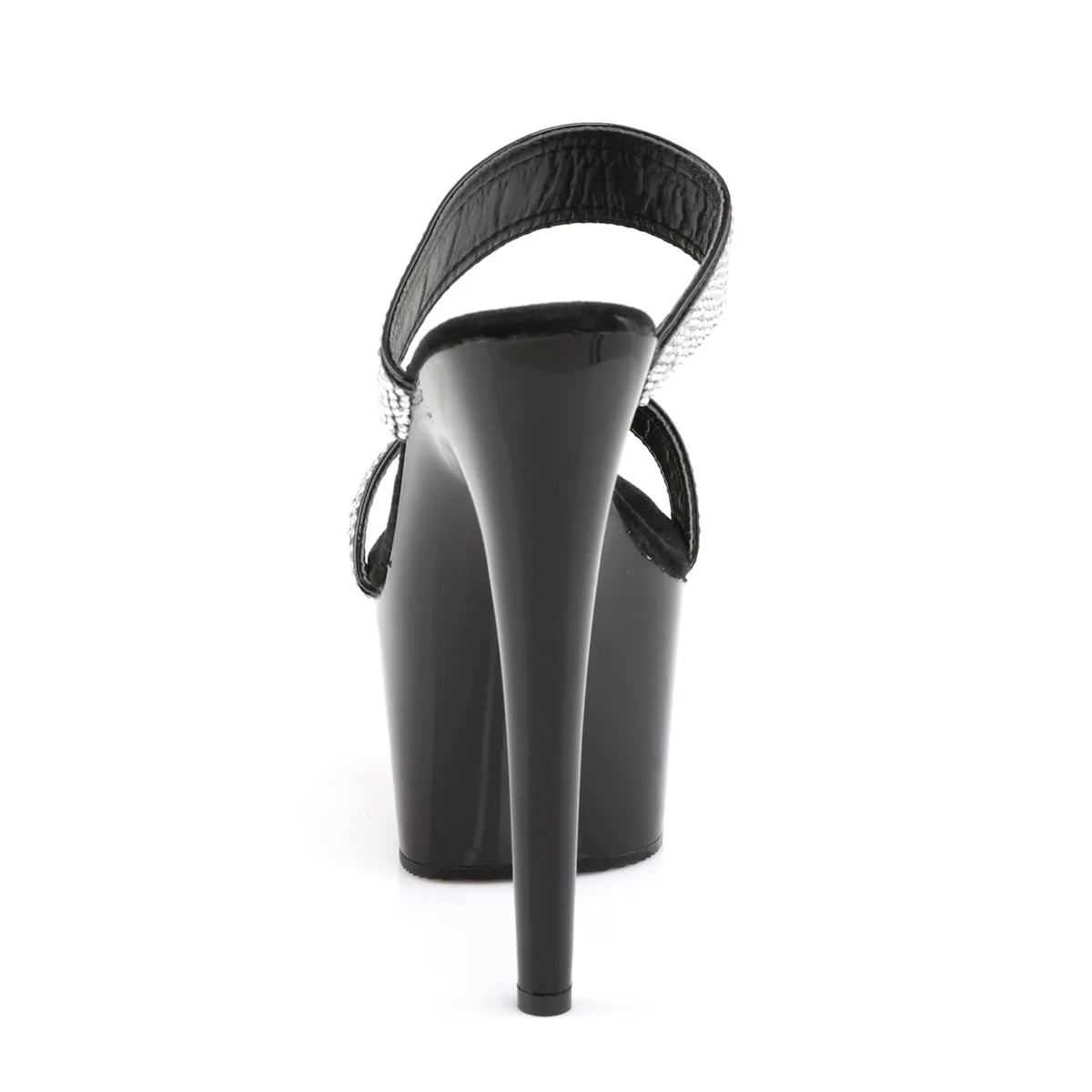 ADORE-702-2 Pleaser Black Sexy Platform Shoes (Pole Dancing Heels)