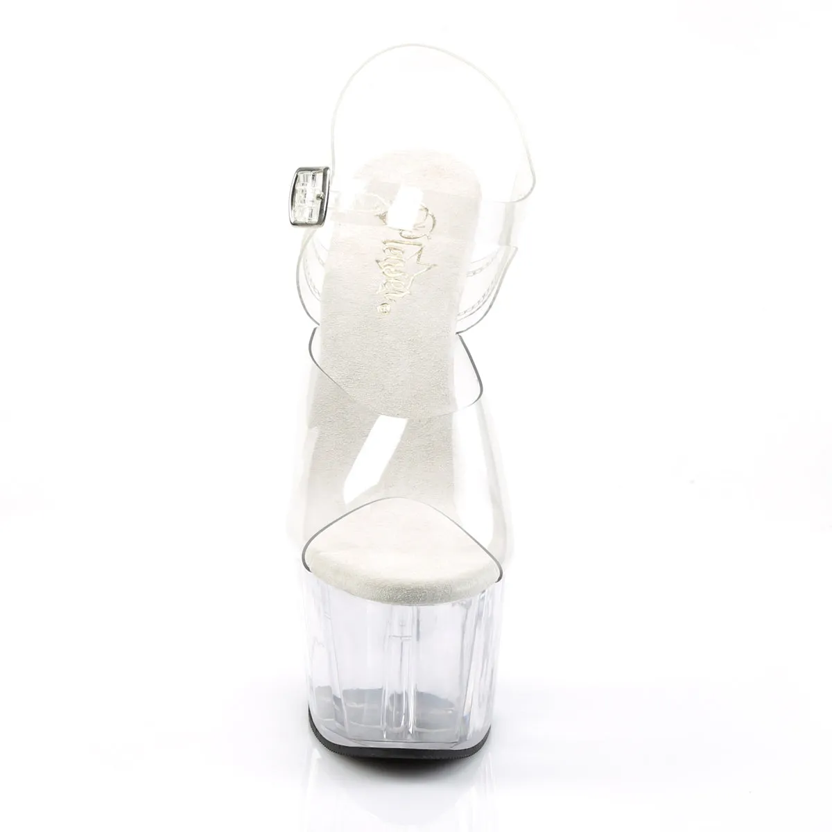 ADORE-708 Pleaser Clear Sexy Platform Shoes (Pole Dancing Heels)