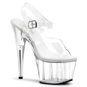 ADORE-708 Pleaser Clear Sexy Platform Shoes (Pole Dancing Heels)