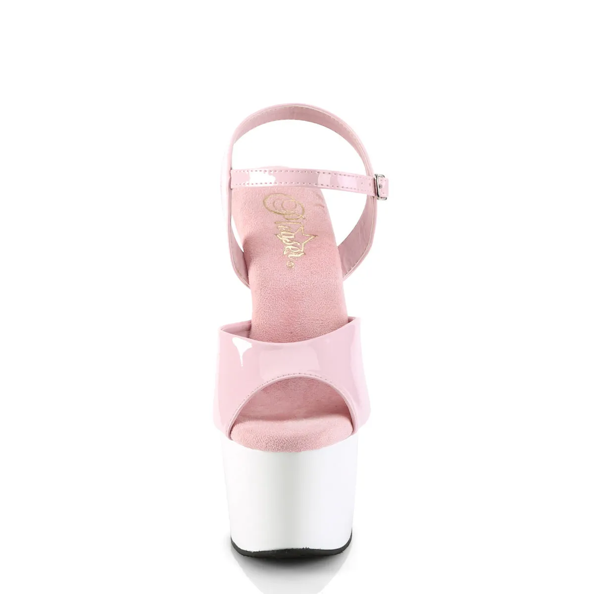 ADORE-709 Pleaser Baby Pink Patent Sexy Platform Shoes (Pole Dancing Heels)