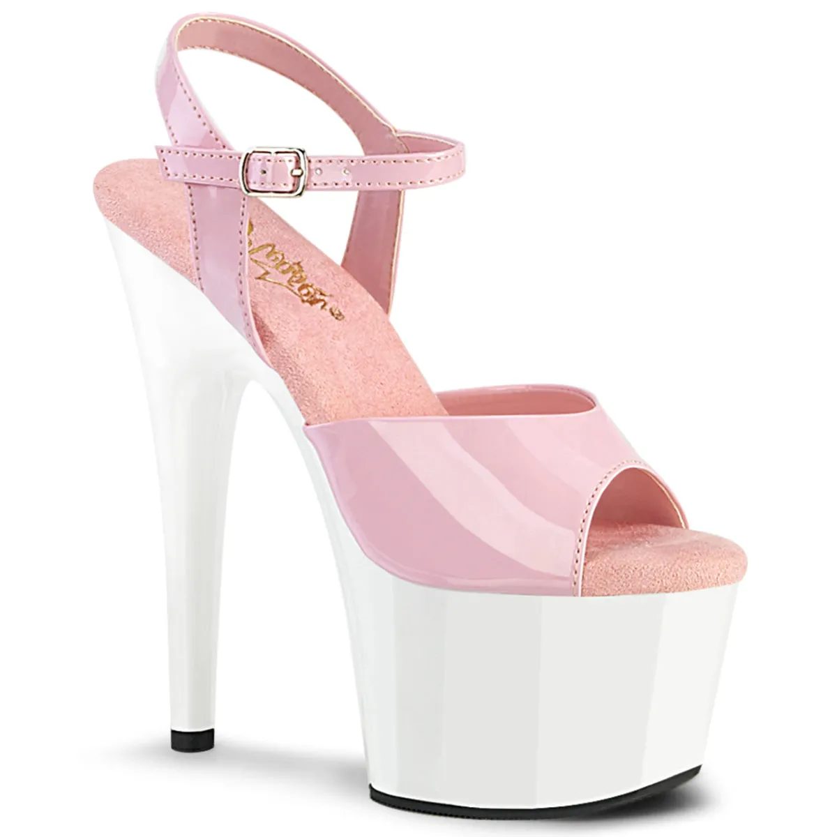 ADORE-709 Pleaser Baby Pink Patent Sexy Platform Shoes (Pole Dancing Heels)