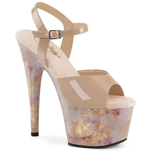 ADORE-709MB Pleaser Nude Sexy Platform Shoes (Pole Dancing Heels)
