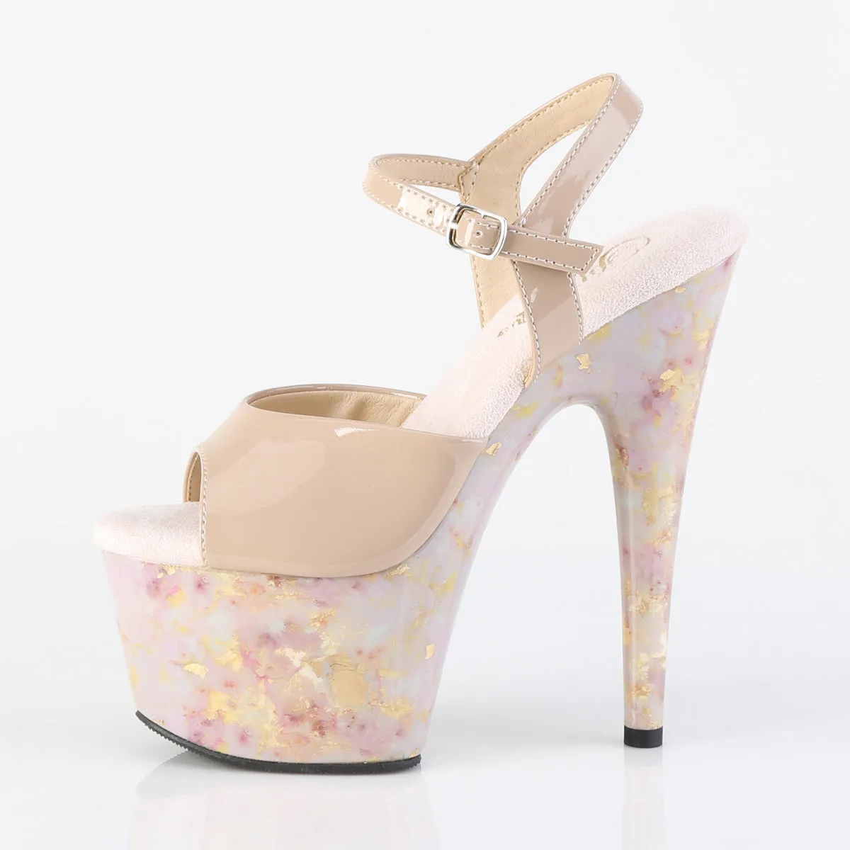 ADORE-709MB Pleaser Nude Sexy Platform Shoes (Pole Dancing Heels)