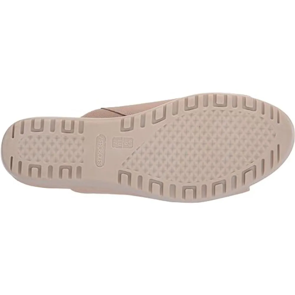 Aerosoles Blonde Wedge Sandal Bone Nubuck
