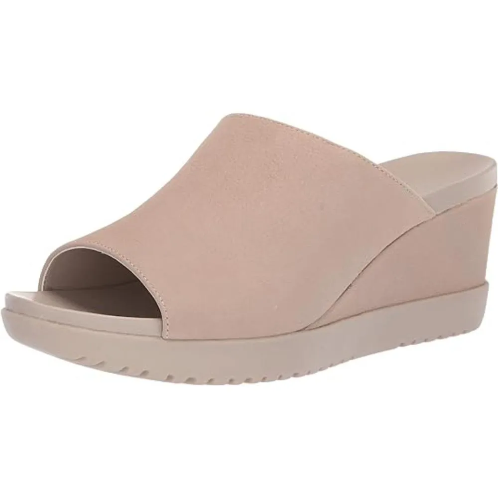 Aerosoles Blonde Wedge Sandal Bone Nubuck