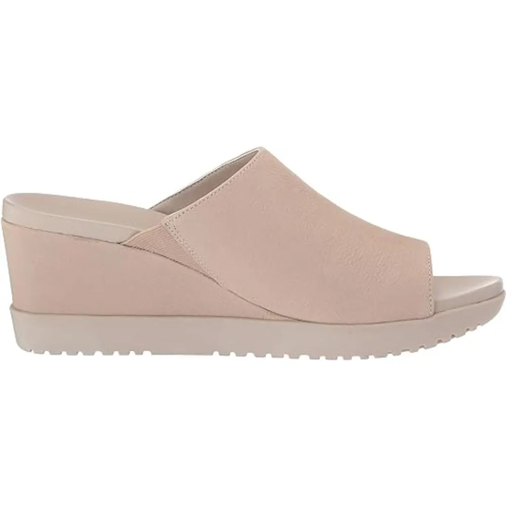 Aerosoles Blonde Wedge Sandal Bone Nubuck