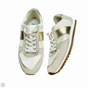 Gym Casual Shoes Sneakers By J. Crew In Cream, Size: 5
