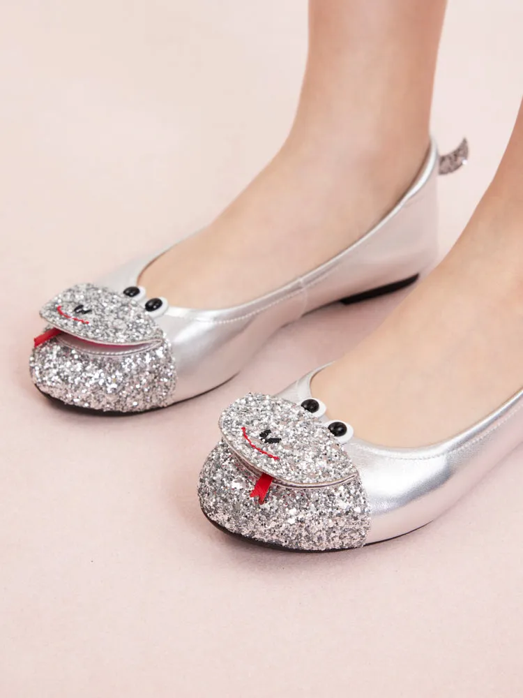 Alessandra Glitter Flats