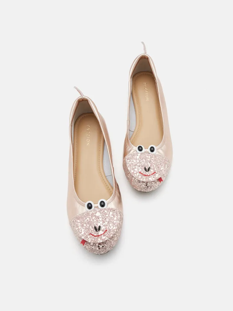 Alessandra Glitter Flats