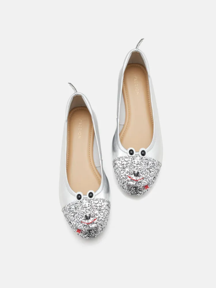 Alessandra Glitter Flats