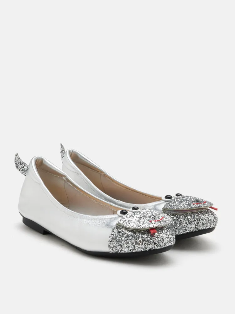 Alessandra Glitter Flats
