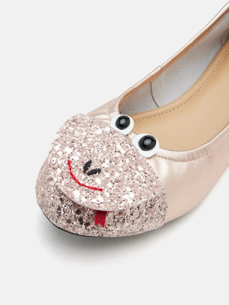 Alessandra Glitter Flats